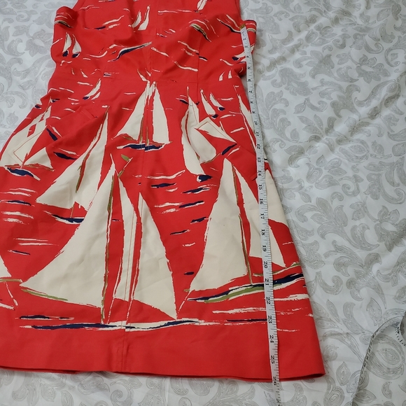Anthropologie Maeve Berru Poplin Flare Dress 4 - Picture 11 of 11
